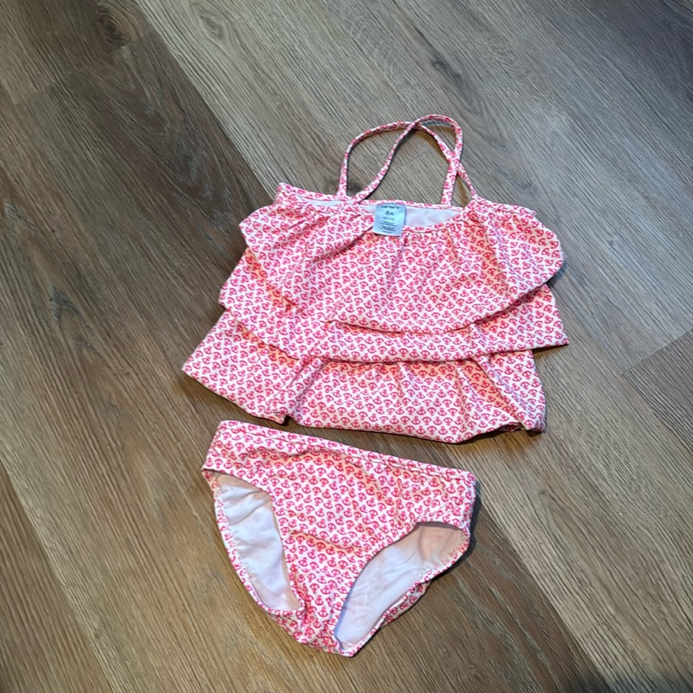 Girls Carters  two piece swimsuit